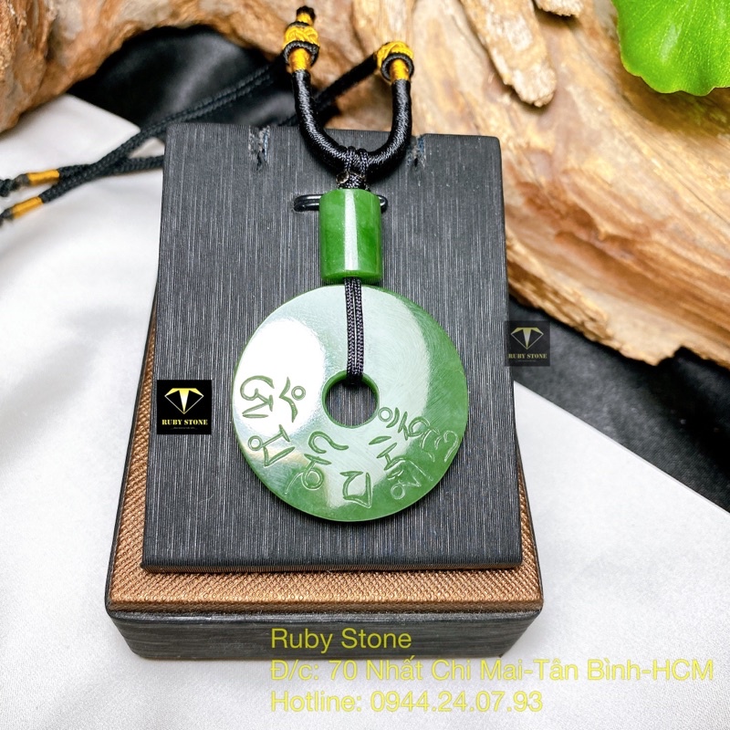 Mặt dây chuyền khắc chú “Lục Tự Đại Minh Chân Ngôn” loại Vip