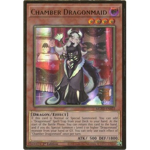 [Mã 155ELSALE giảm 7% đơn 300K] Thẻ bài Yugioh - TCG - Chamber Dragonmaid / MGED-EN022'