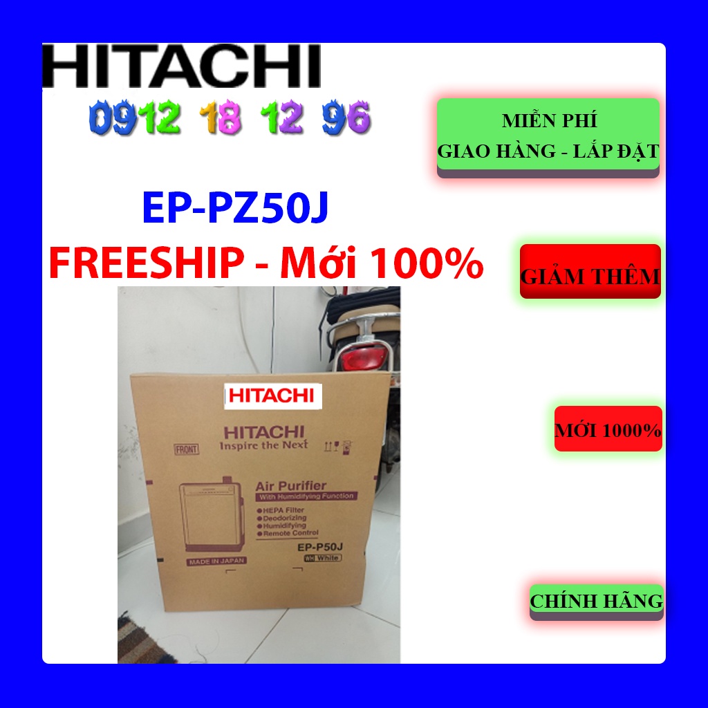 Máy lọc không khí Hitachi EPPZ50J 240 (WH)
