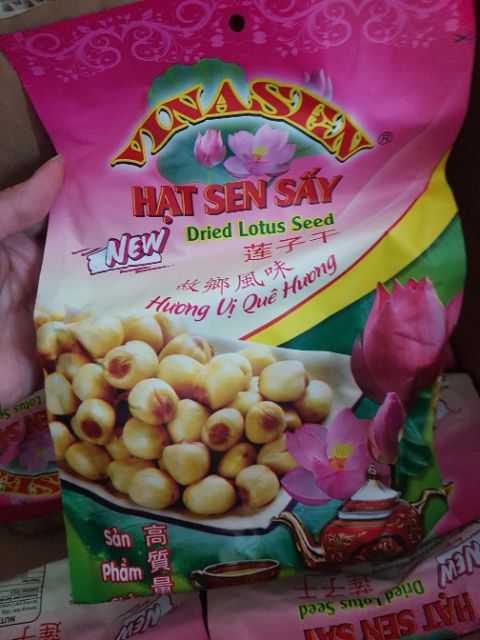 Hạt Sen Sấy VINASEN 500g date mới