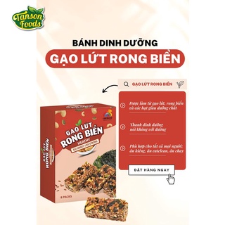 Thanh bánh dinh dưỡng granola Rainbow vị gạo lứt rong biển hạt bí xanh