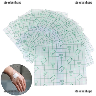(SPVN--Mới) 10 Miếng Dán Cố Định Vết Thương Trong Suốt Chống Thấm Nước