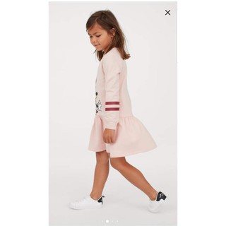 VÁY H&M MICKEY HỒNG (1-6Y)
