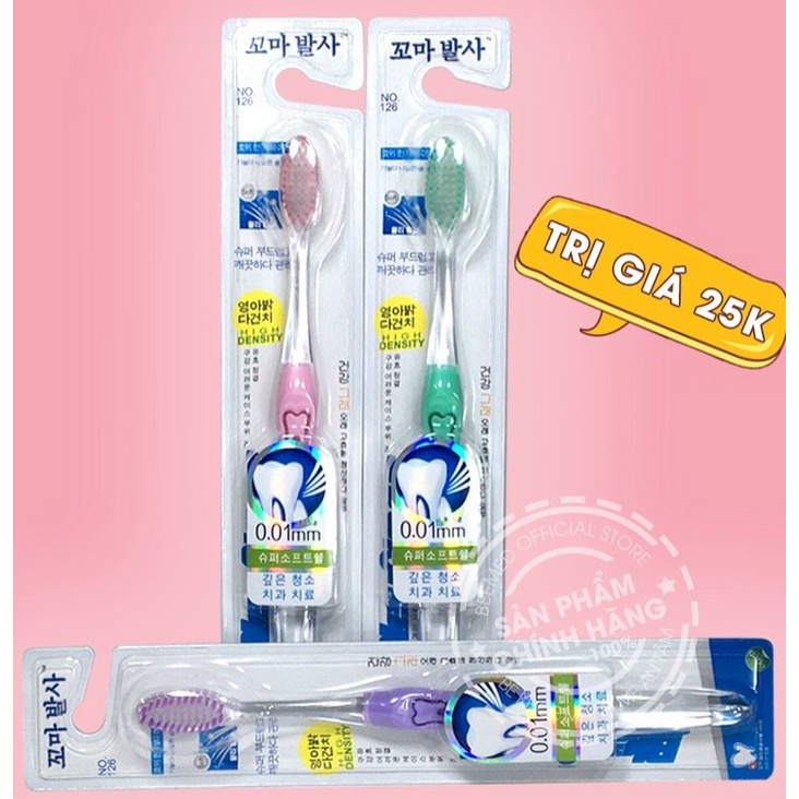 Bàn Chải Đánh Răng Hàn Quốc Siêu Mềm 0,01mm No 126