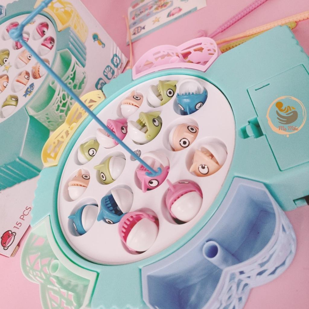Đồ Chơi Câu Cá Điện Cho Bé Kèm Cần Câu Móc Có Thể Điều Chỉnh Nhạc Shop Mẹ Mốc