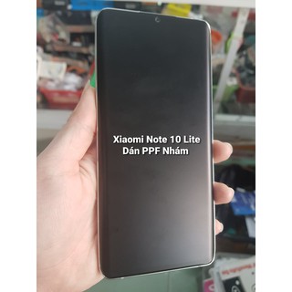 Dán ppf nhám chống vân tay full màn hình cho Xiaomi Note 10 Lite