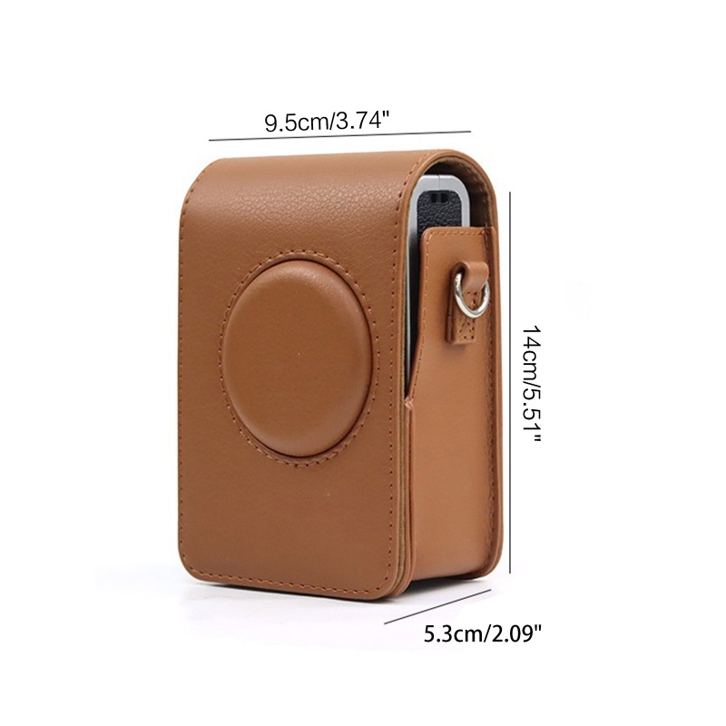 Túi Đựng Máy Ảnh Bằng Da PU Chống Nước Kèm Dây Đeo Vai Cho Mini EVO