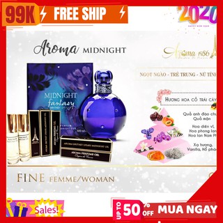 Mùi hương Britney Spear Midnight Tinh dầu nước hoa Pháp lọ lăn 12ml gợi cảm