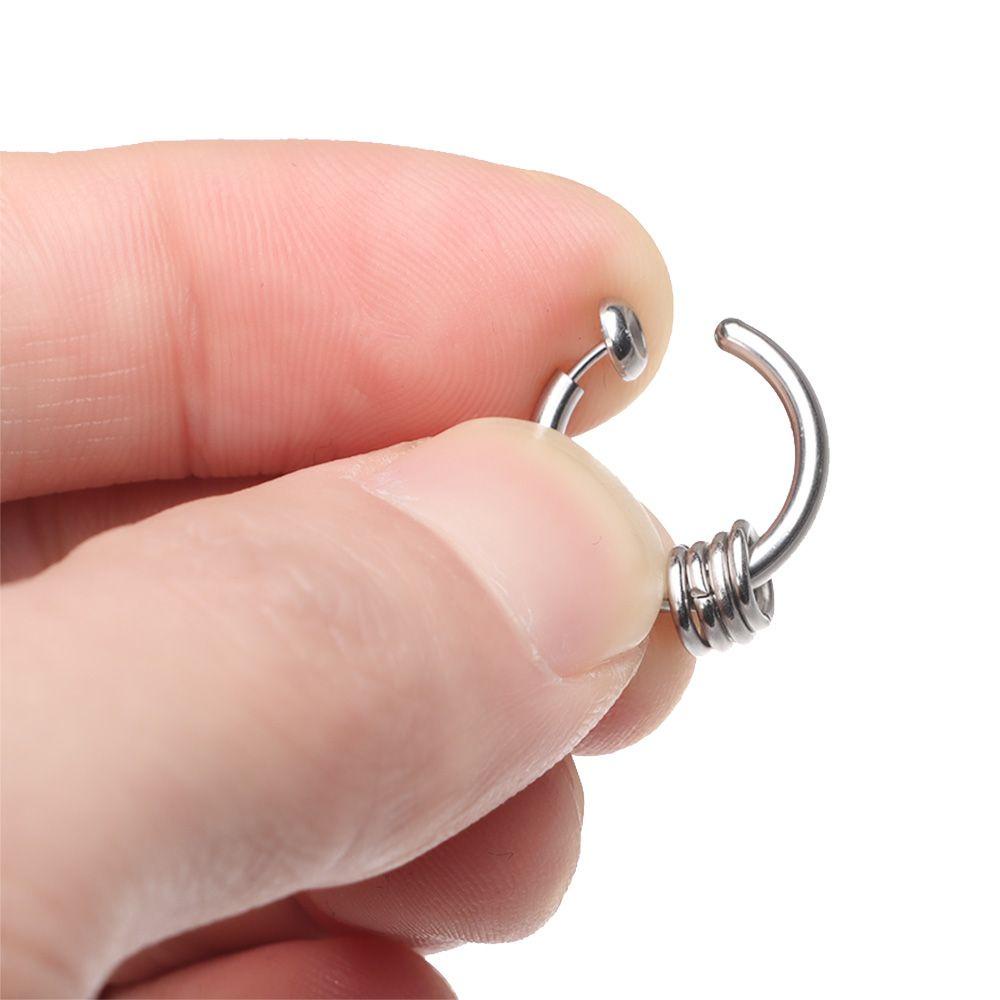 Khuyên Tai Thép Không Gỉ Trung Tính Không Cần Lỗ Cho Thanh Thiếu Niên Vòng Giả