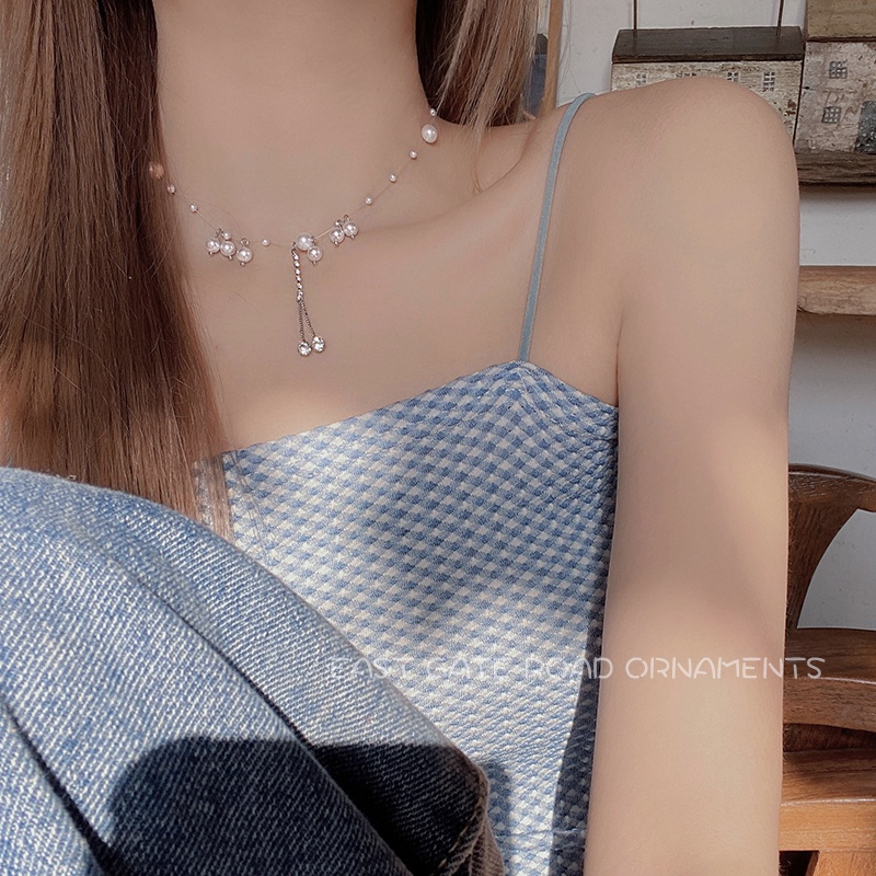 IF ME Vòng cổ Đính Ngọc Trai Nhân Tạo Thời Trang Dành Cho Nữ