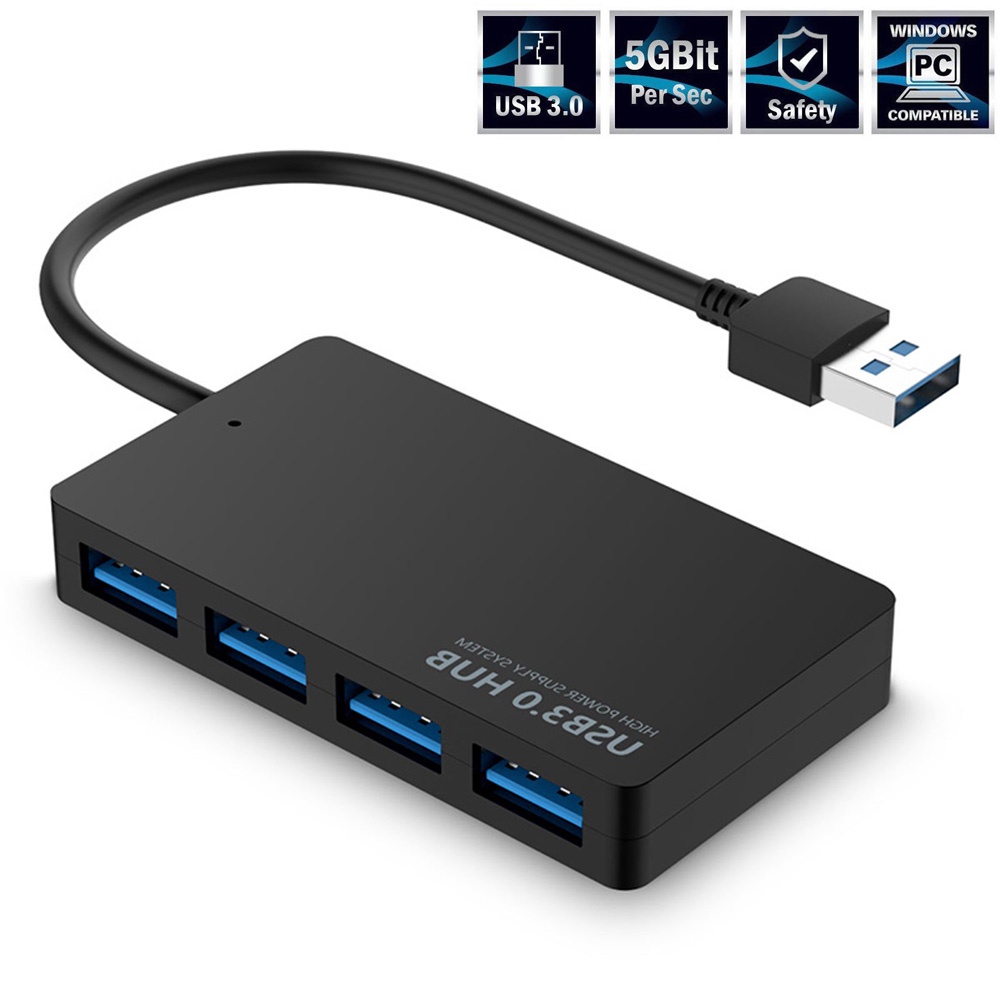 Đầu Hub Chia Cổng Usb 3.0 Tốc Độ Cao 5Gbps Bằng ABS | BigBuy360 - bigbuy360.vn