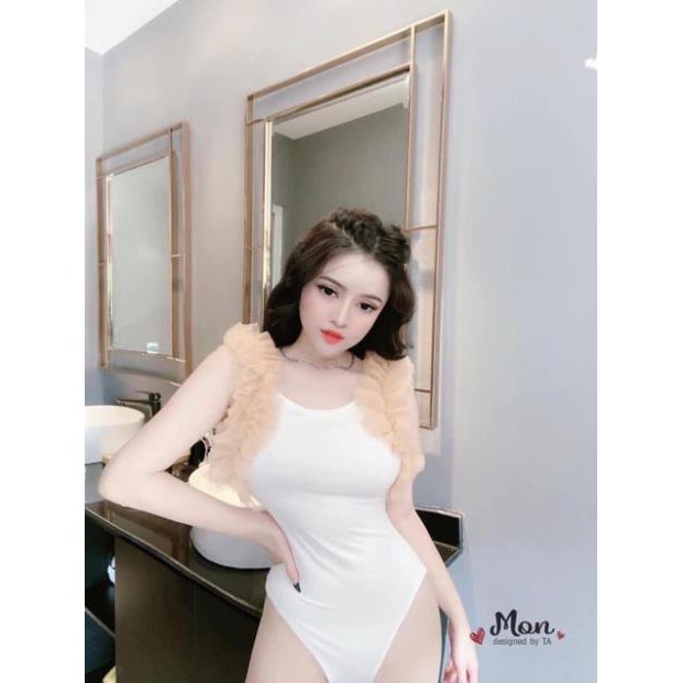 Body suit sexy - bộ đồ bơi nữ liền thân - bộ bikini đi biển - đồ bơi nữ - áo thun nữ liền thân kèm quần dễ kết hợp ་