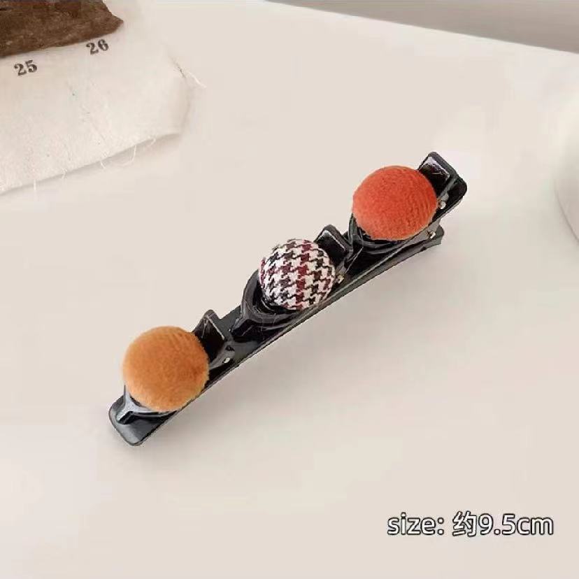 Kẹp Tóc Đính Bóng Tròn Đơn Giản Thời Trang Hàn Quốc