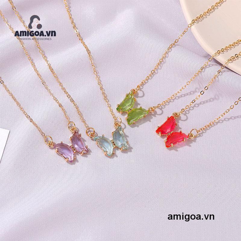 ✨✨vòng cổ Mạ Vàng Mặt Hình Bướm Phong Cách Hàn Quốc