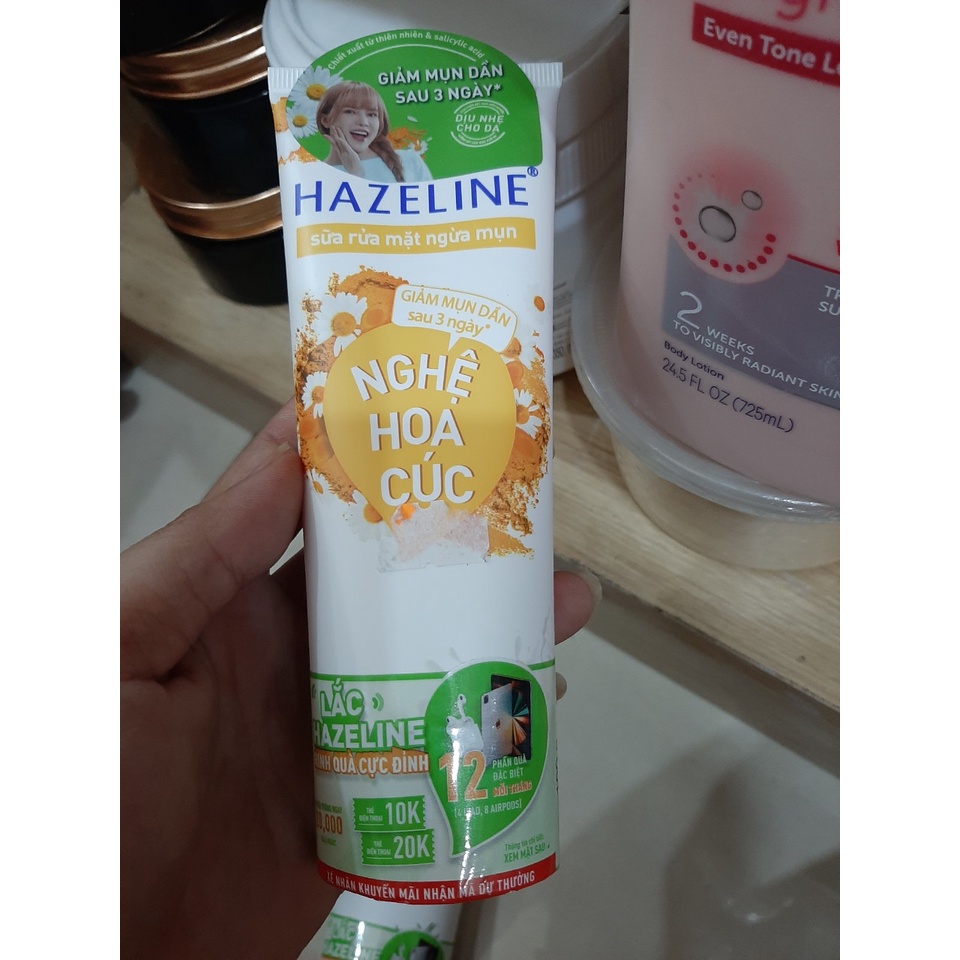 Sữa rửa mặt Hazeline 50gr