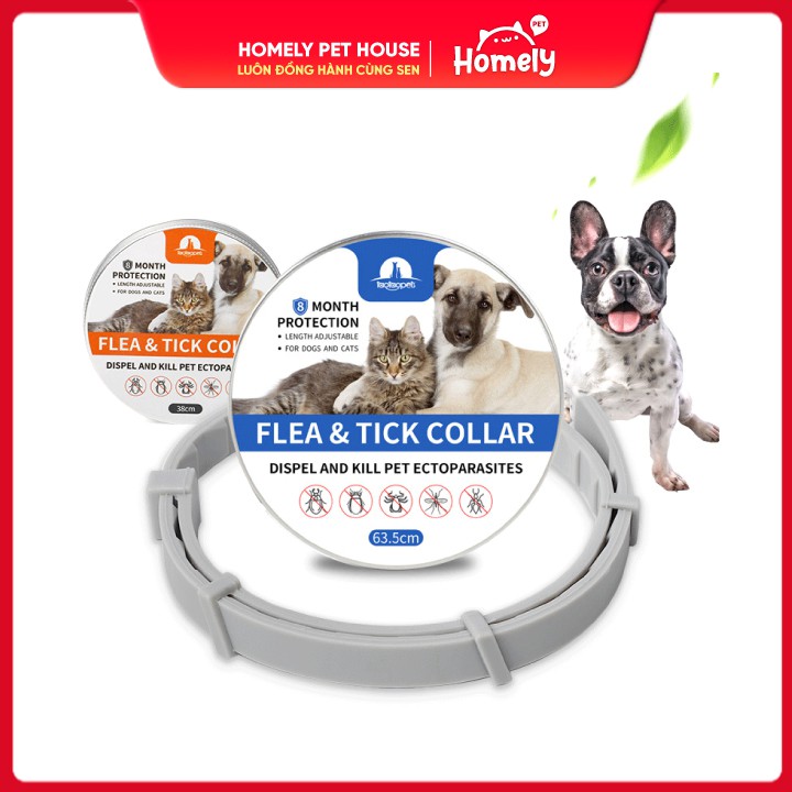 [Mã 44FMCGSALE1 giảm 10% đơn 250K] Vòng cổ chống ve rận cho chó mèo Flea &amp; Tick Collar