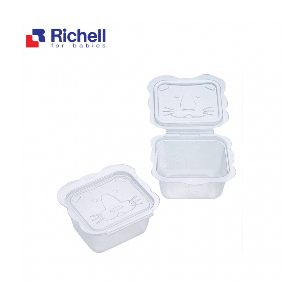 [Chính hãng] Bộ hộp đựng thực phẩm Richell Nhật Bản (50ml/100ml/150ml) RC98106-07-08