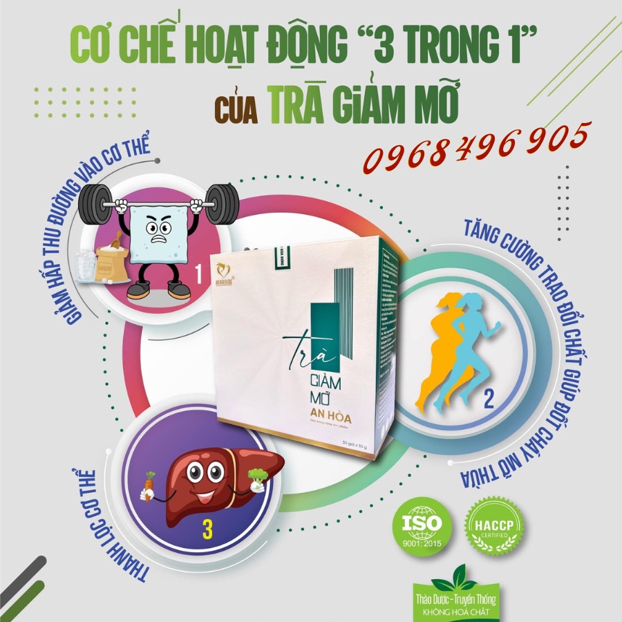 Trà Giảm Mỡ An Hòa - Trà Túi Lọc
