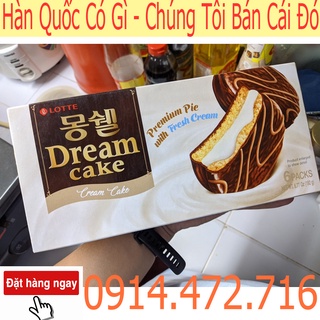 Bánh Mongswell Nhân Kem Lotte Hộp 192 Gram - Nhập Khẩu Hàn Quốc