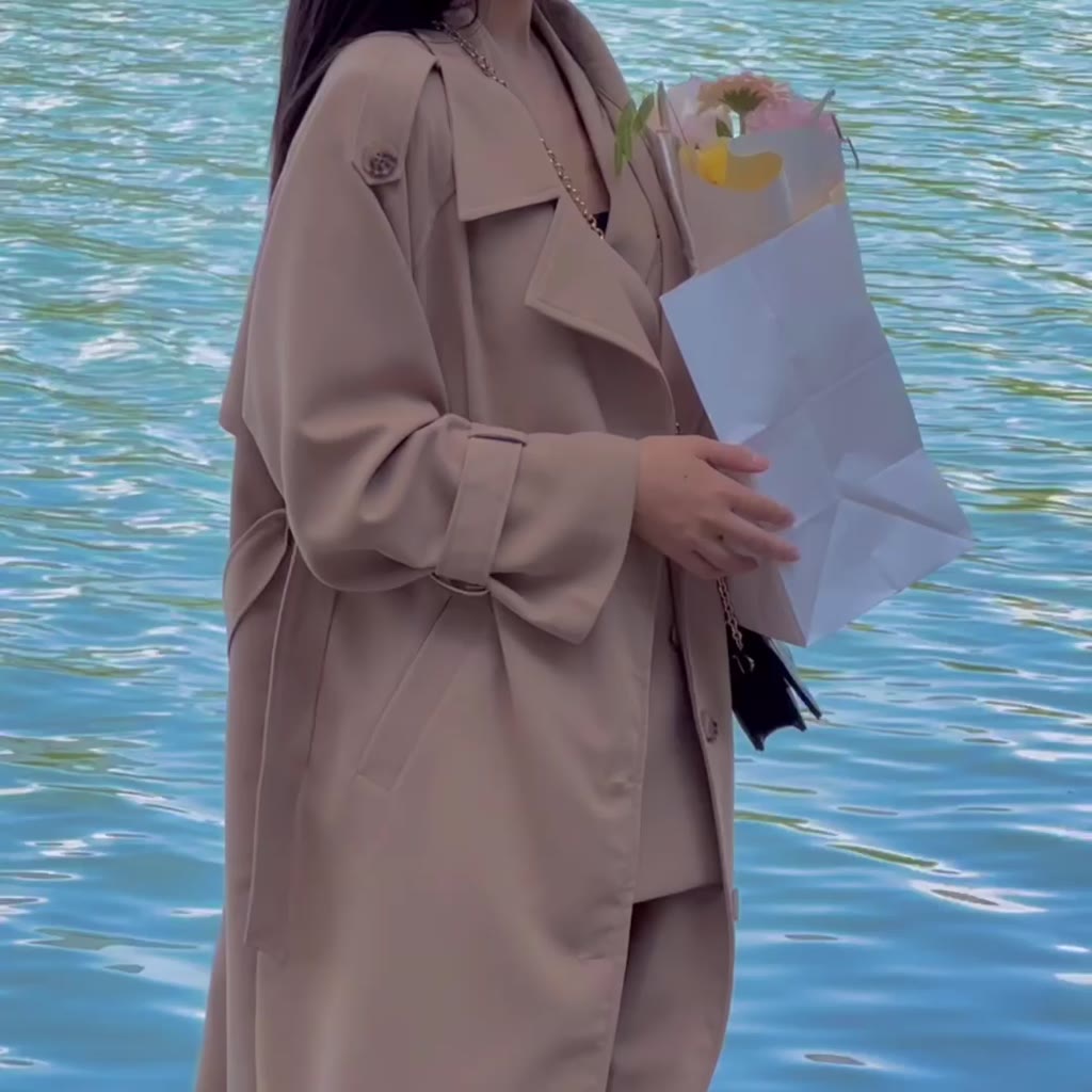 Áo khoác manto MỘT LỚP dáng dài MANTO KOREA (T-Ju thiết kế) | BigBuy360 - bigbuy360.vn