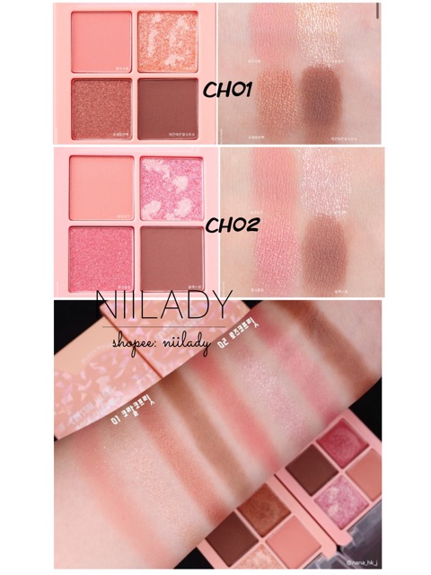 Màu mắt Black Rouge Crystal Heart Lock Shadow | BigBuy360 - bigbuy360.vn