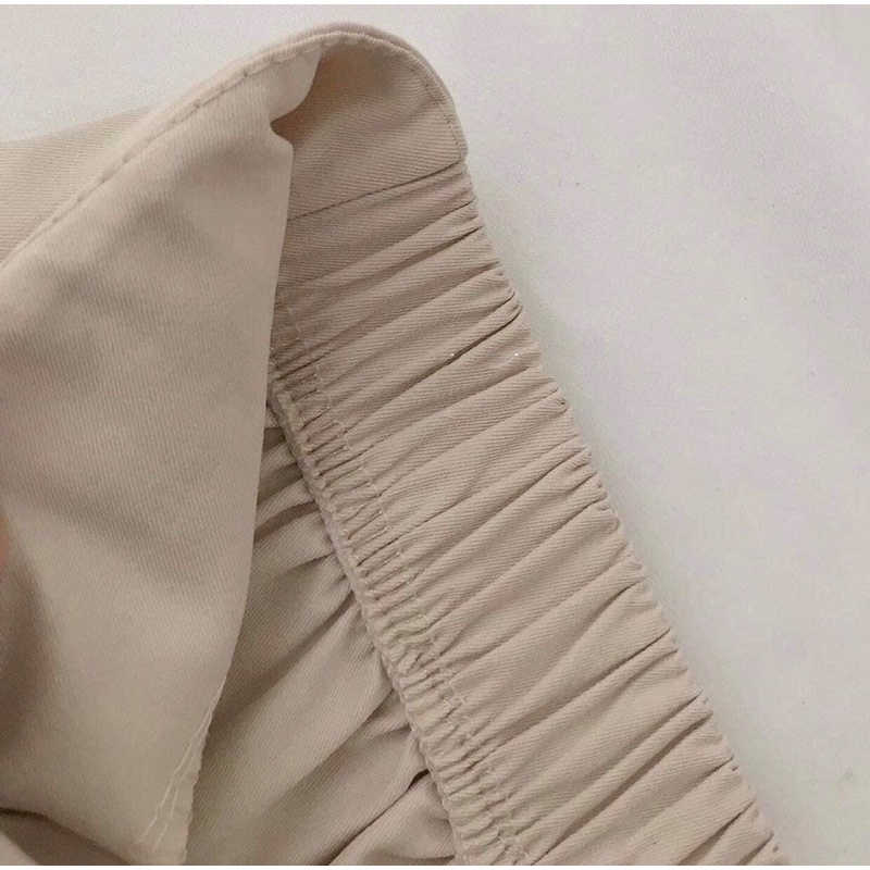 Quần Cullotes Buộc Dây Nữ [FREESHIP]  Quần ống rộng vintage màu ĐEN | BE | NÂU | XANH cá tính Ulzzang