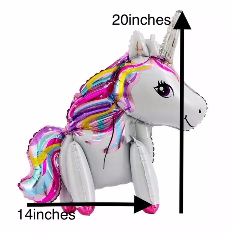 Bong bóng hình kỳ lân 3D dễ thương