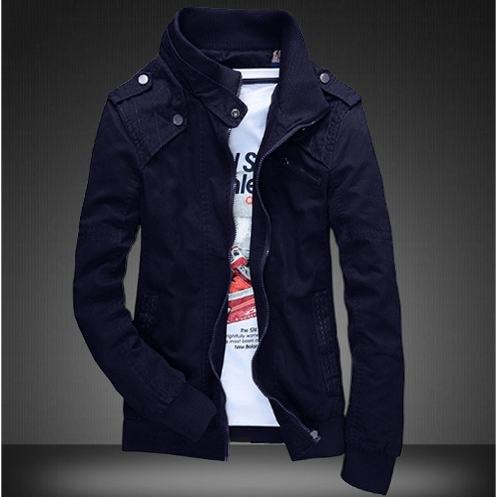 Áo Khoác Nam Kaki .2529 (Xanh đen)