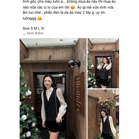 Áo sơ mi phối giả gile cực xinh