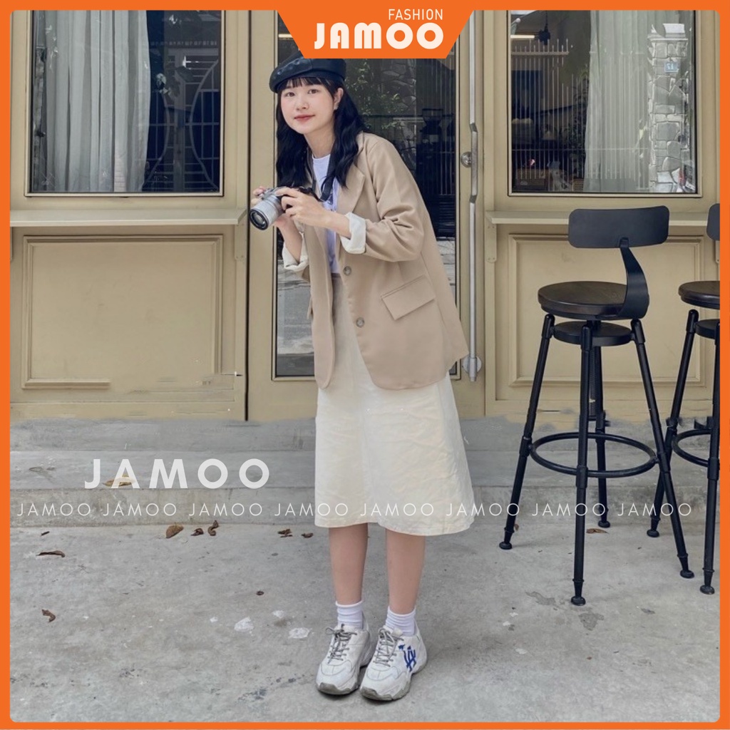 ÁO BLAZER TÂY XINH HÀN QUỐC 2 LỚP, ÁO VEST NỮ JAMOO (ảnh thật/sẵn/video)
