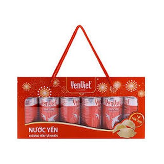 Hộp 6 lon nước yến ngân nhĩ Yến Việt 190ml