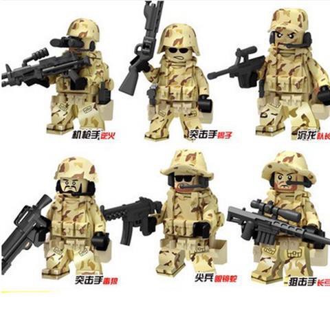 Bộ Lắp Ghép Lego Nhân Vật Cảnh Sát Quân Đội