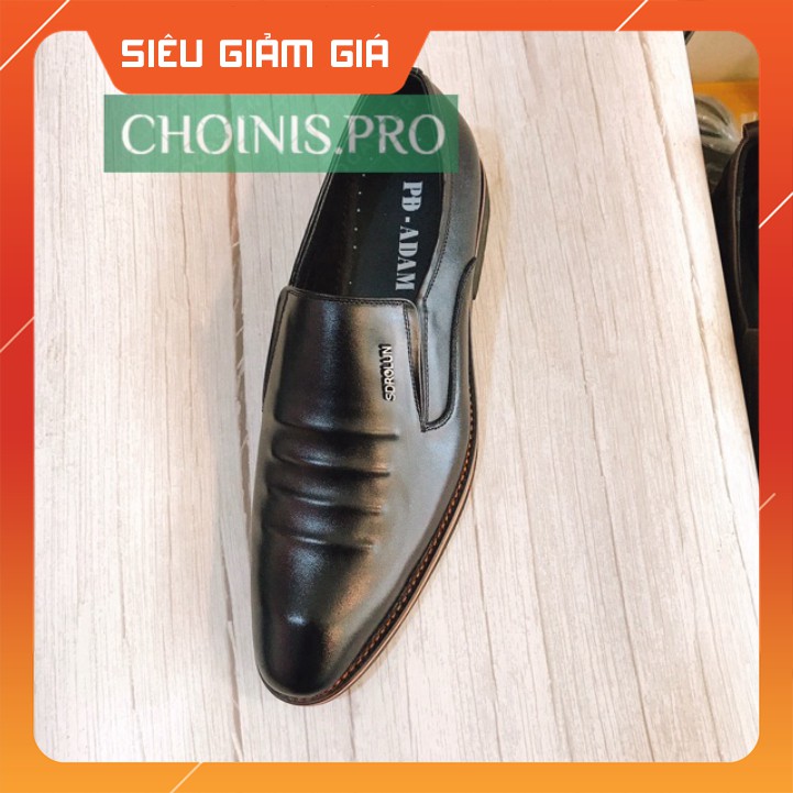 Giầy tây da nam nổi ba gân tuyệt đỉnh VG01 CHOINIS BỀN ĐẸP chỉ có tại METO