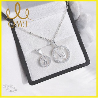💖FREESHIP50K Dây chuyền chữ - Dây chuyền mặt chữ (full các chữ cái) bạc 925 cao cấp