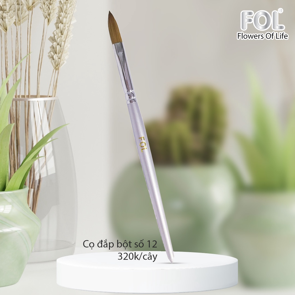 Cọ đắp bột 3D Fol (số 12)