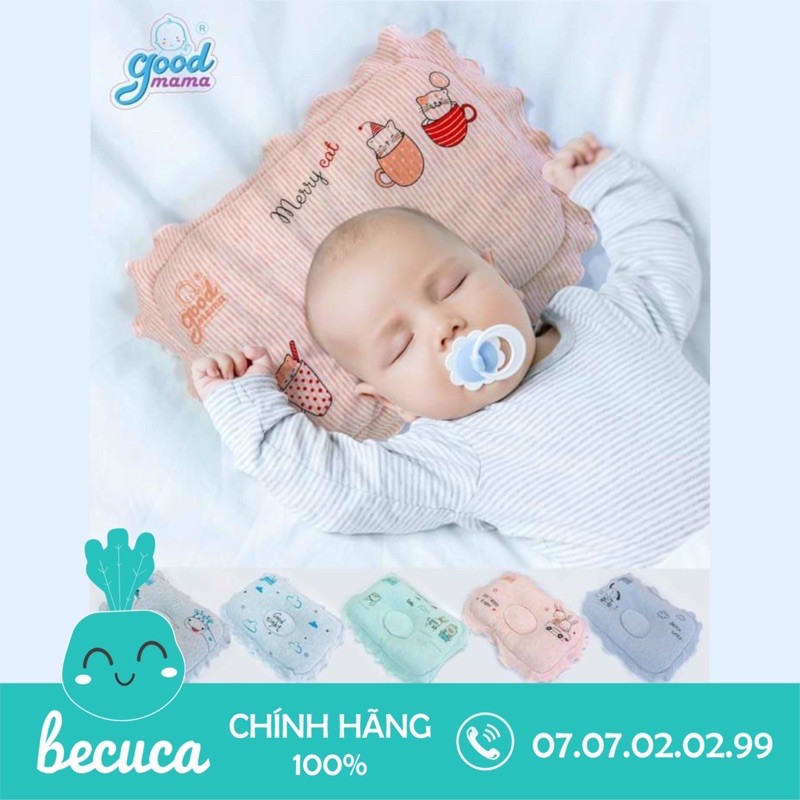 Gối Lõm Sơ Sinh Goodmama cao cấp