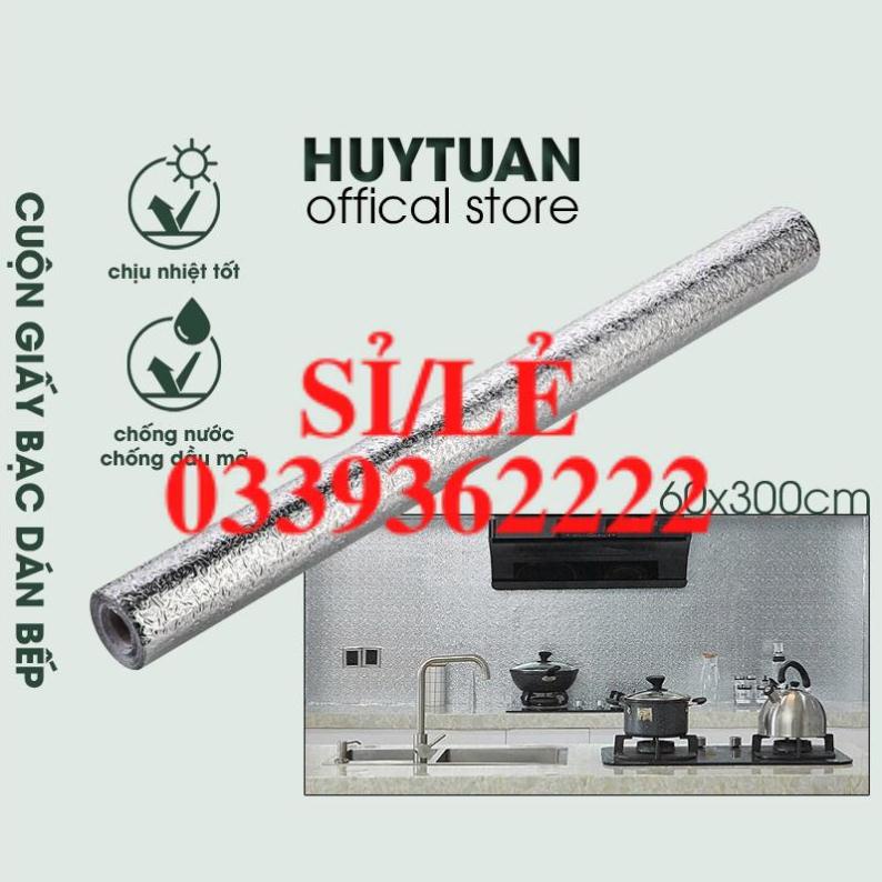 [ COCOLOVE ] Cuộn giấy bạc dán bếp cách nhiệt chống thấm bền đẹp 3m  HAIANHSHOP