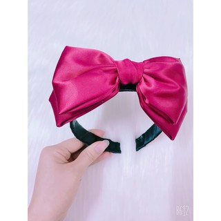 Bờm Cài Tóc Nơ Bản To Cao Cấp