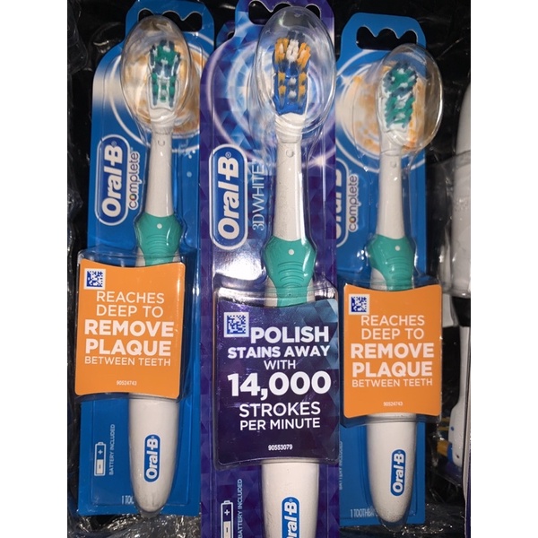 Bàn Chải Pin Oral-B 3D WHITE Dành Cho Người Lớn