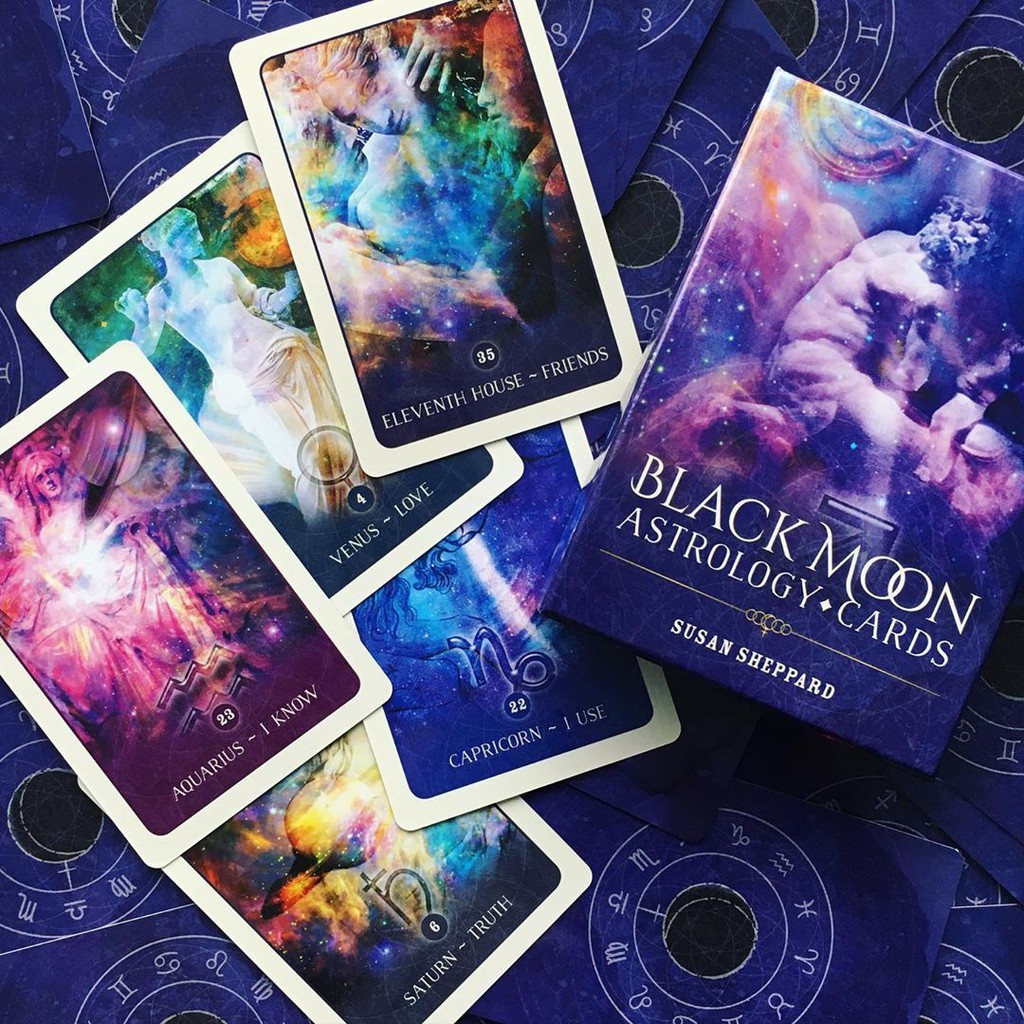 Bộ Tarot Black Moon Astrology Cards V8 Bài Bói New