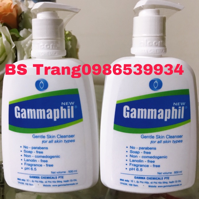 Sữa tắm Gammaphil 125ml - 150ml - 500ml sữa tắm dịu nhẹ cho trẻ em, người da khô, CDCĐ