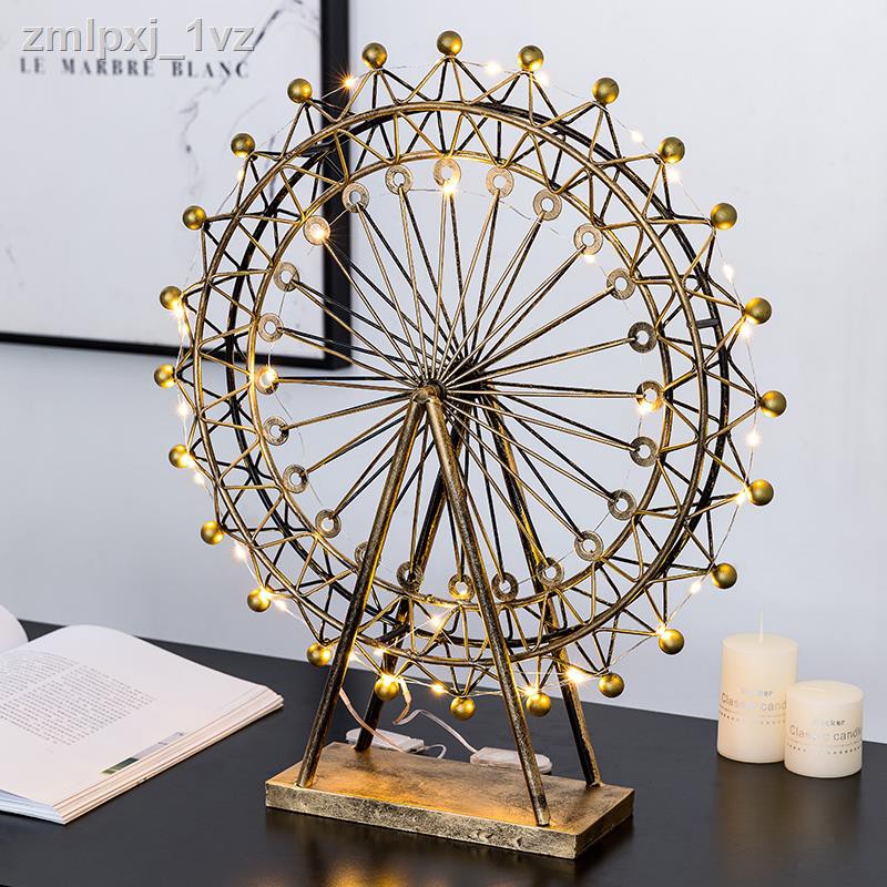 ☾ ✈♤✺Ferris Wheel trang trí Phòng xoay cách bố và đồ đạc, trí, đạc trong nhà sáng tạo, mới, cối xay gió nổi tiếng trên I