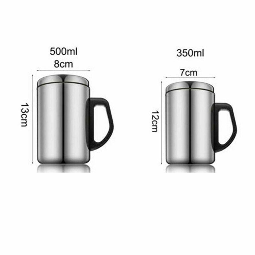 Bình Nước Giữ Nhiệt 500 / 350ml Hai Lớp Tiện Dụng Mang Theo Du Lịch Cắm Trại