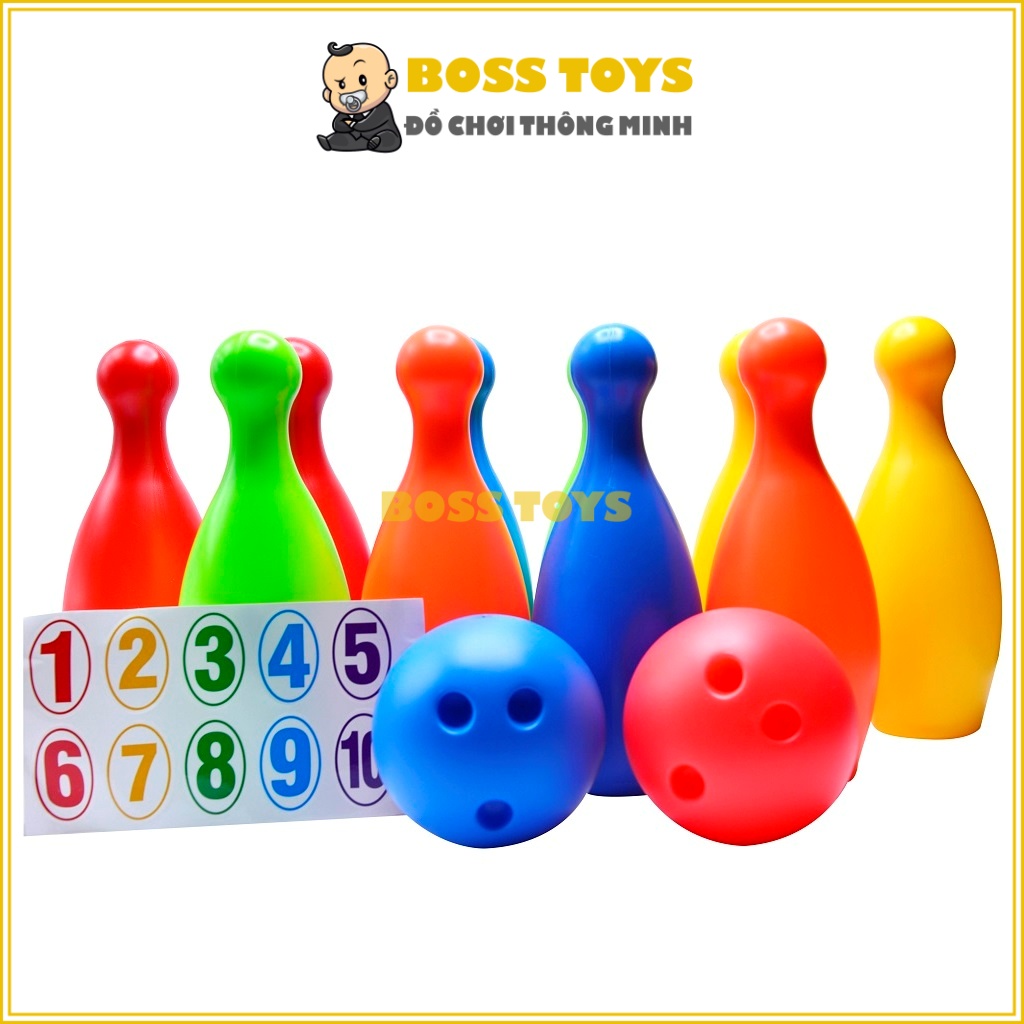 Đồ Chơi Bowling Cỡ Đại Sato Việt Nam Cho Bé Vận Động