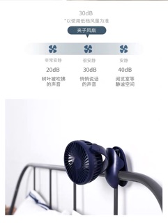 Quạt sạc mini kẹp xe đẩy cho bé