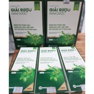 ✅ VIÊN GIẢI RƯỢU NAM DƯỢC HỘP 6 VIÊN