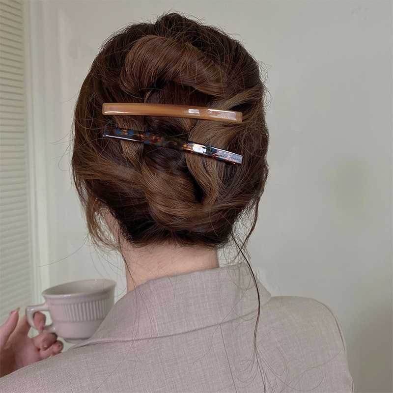 Kẹp Tóc Hình Chú Vịt Bằng Nhựa Resin Thời Trang Hàn Quốc Cho Nữ