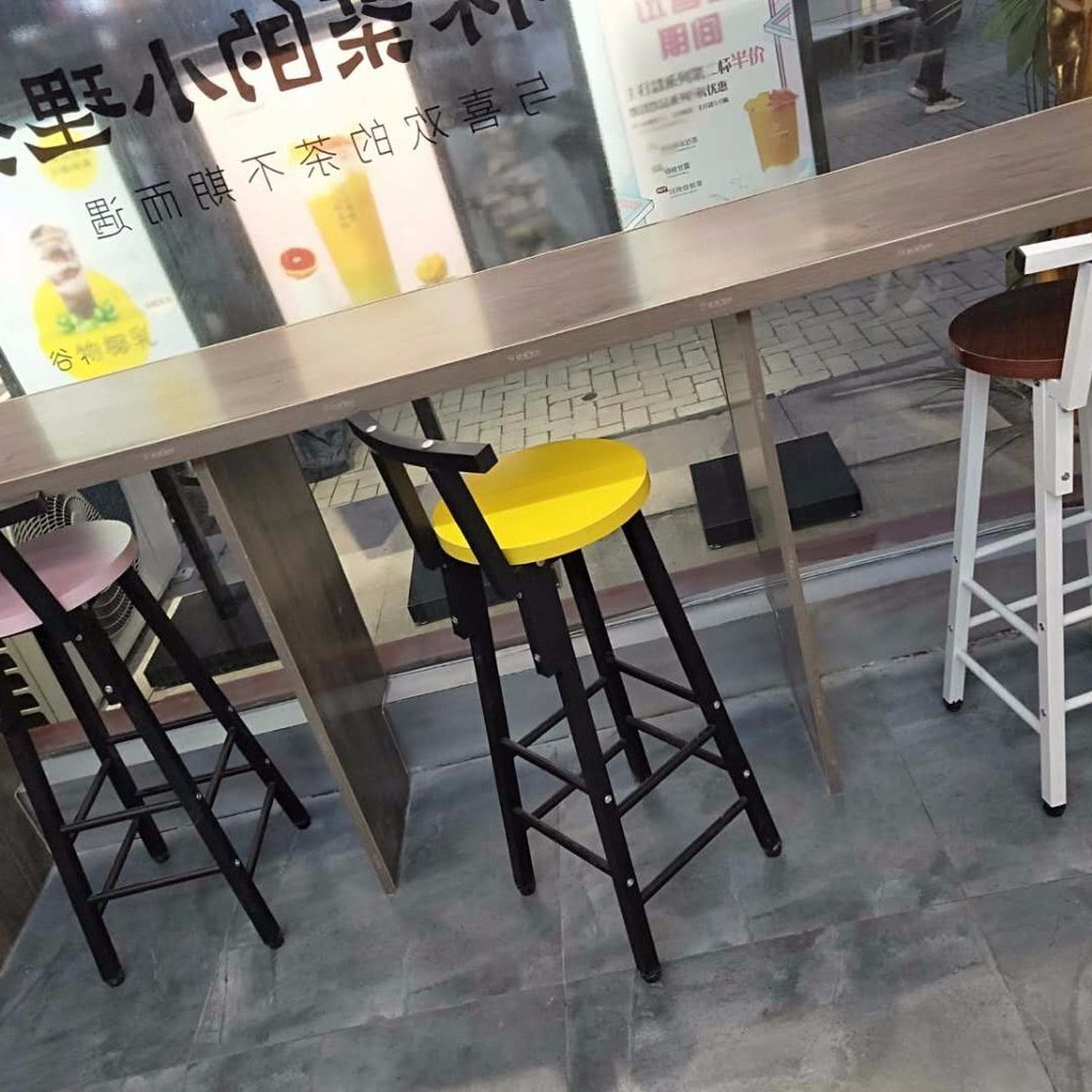 Ghế Cao Bằng Sắt Tựa Lưng Thiết Kế Đơn Giản Hiện Đại | BigBuy360 - bigbuy360.vn