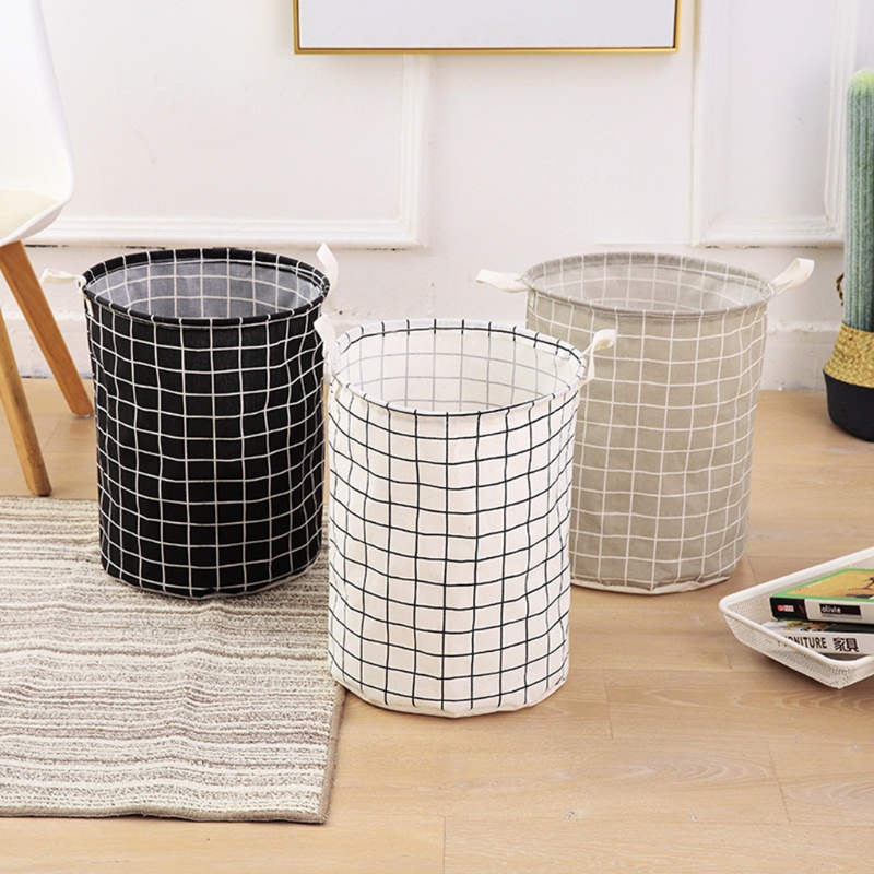 Giỏ Đựng Quần Áo Bẩn Có Tay Cầm Có Thể Gấp Gọn Tiện Dụng