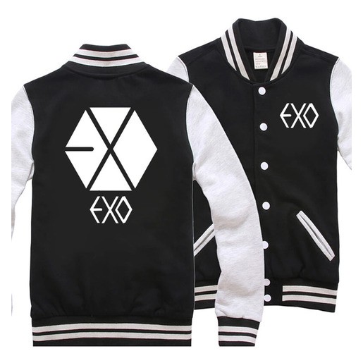 Áo Khoác Bóng Chày exo Hàn Quốc